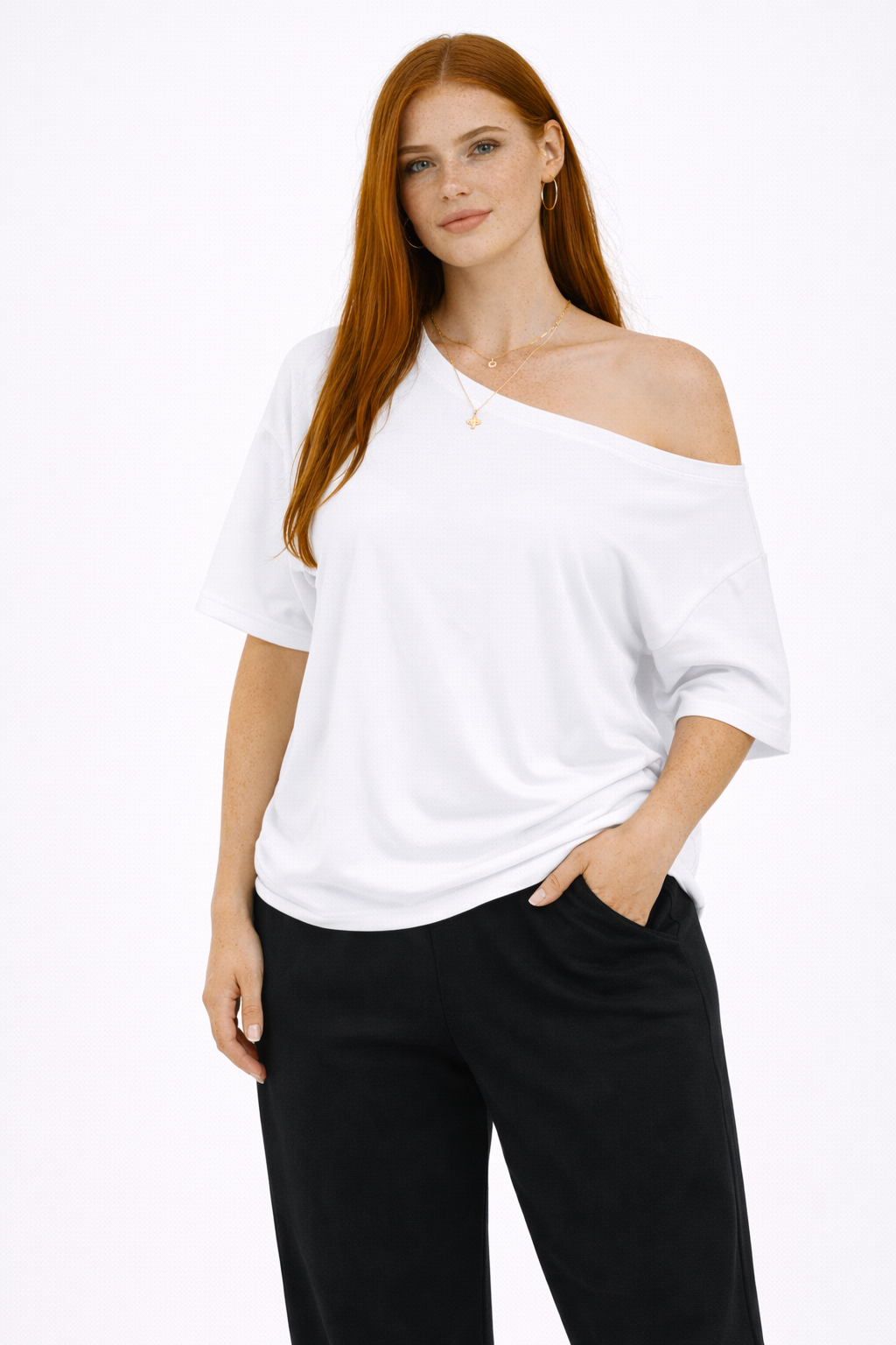 Riviera Top – Off Shoulder Fluid Feminine Top