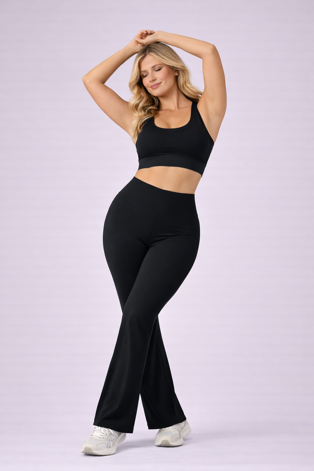 SculptFlare Pants – Pantalon Sport Taille Haute Évasé Sculptant