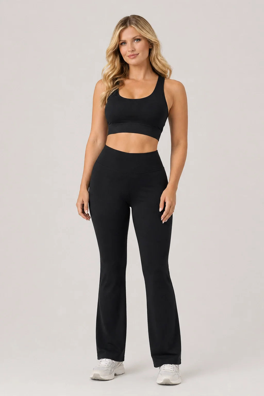 SculptFlare Pants – Pantalon Sport Taille Haute Évasé Sculptant