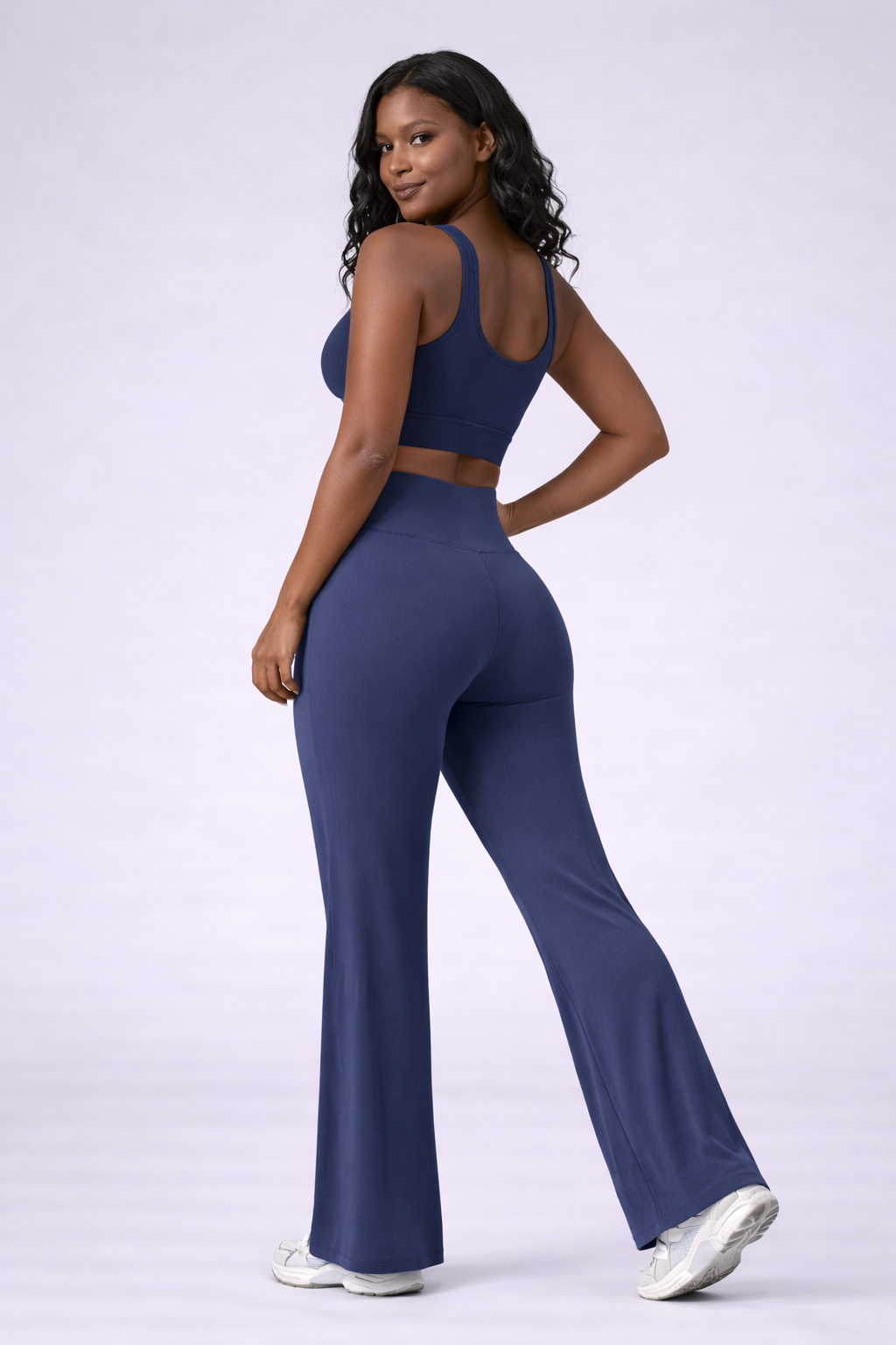 SculptFlare Pants – Pantalon Sport Taille Haute Évasé Sculptant