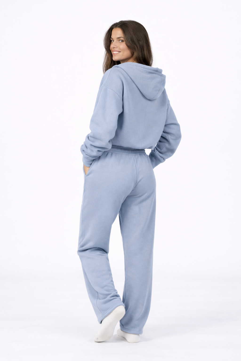 CozyMove Set – Zip Hoodie & Matching Pants Two Piece