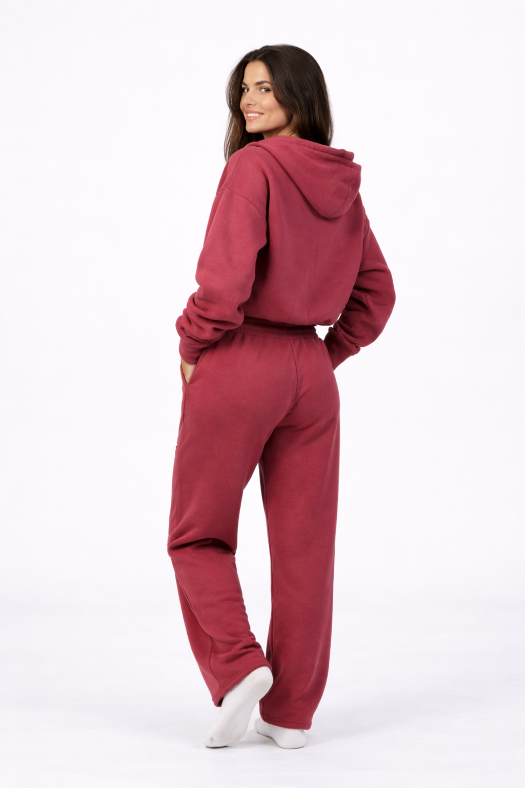 CozyMove Set – Zip Hoodie & Matching Pants Two Piece