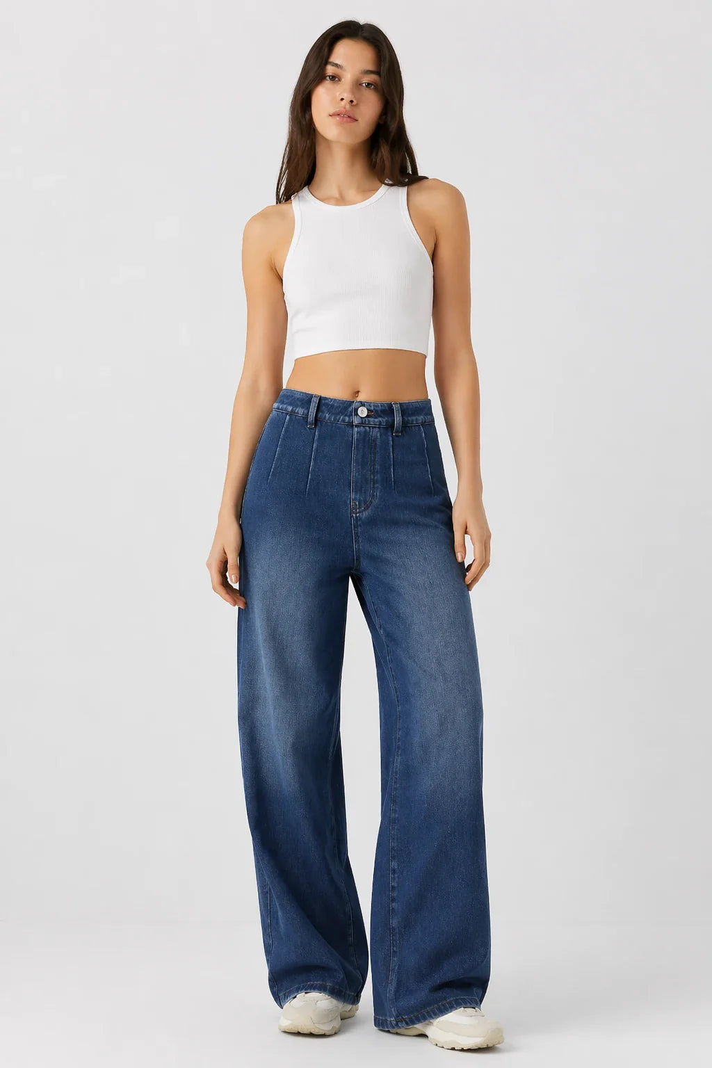 Classic Wide Jeans – Blue Wide Leg Relaxed Denim