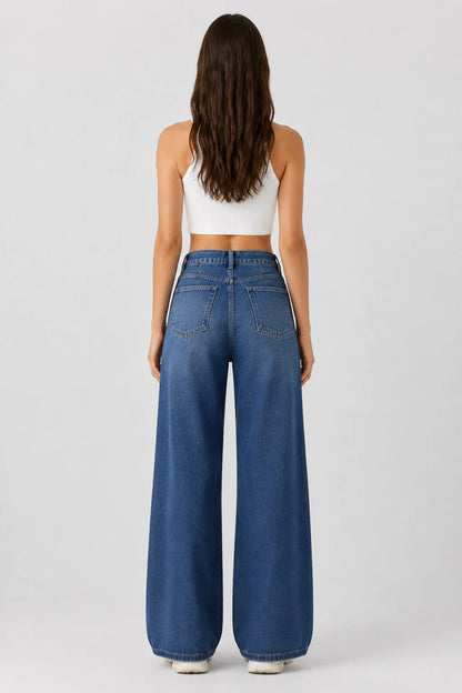 Classic Wide Jeans – Blue Wide Leg Relaxed Denim