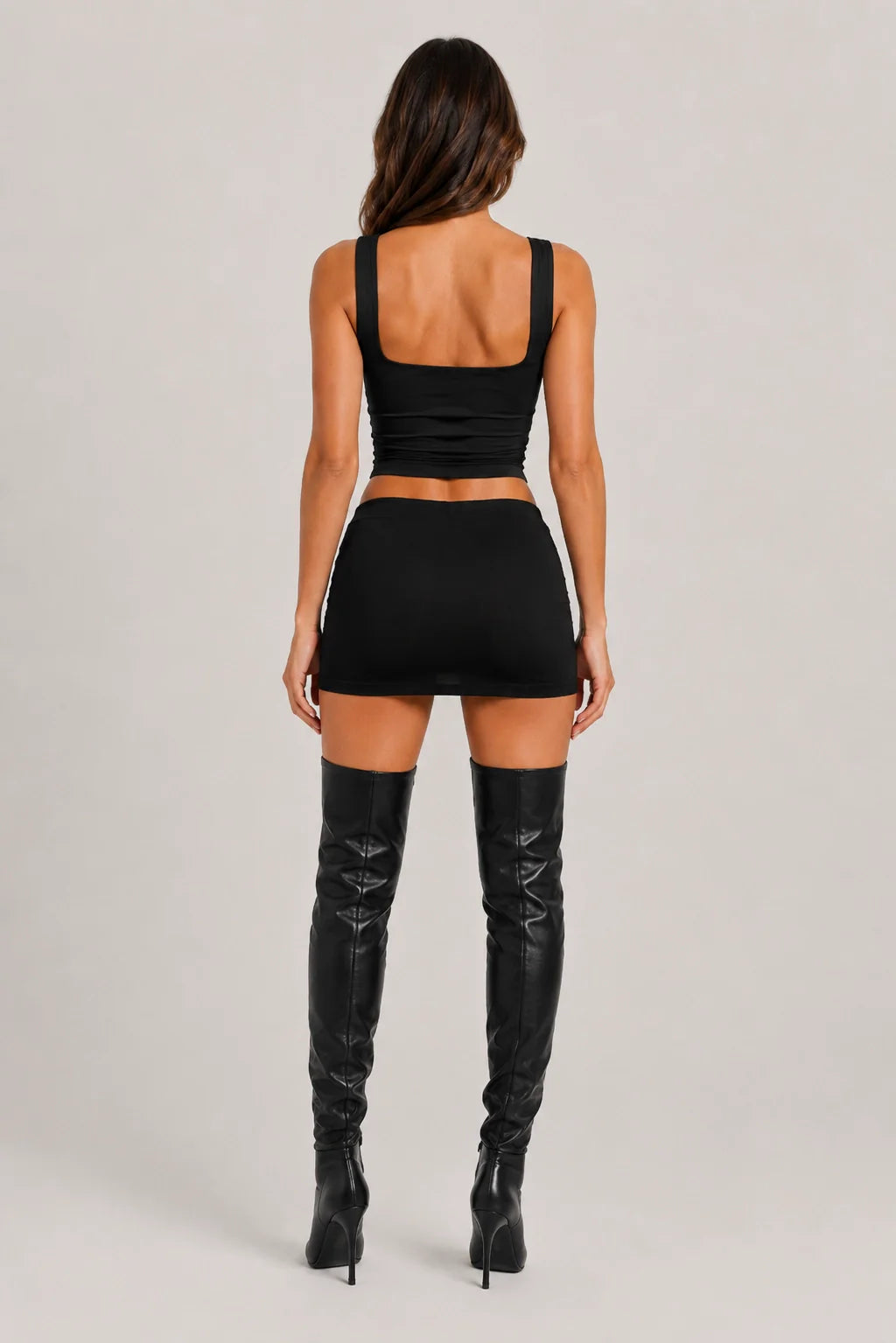 Cleo Top – Ruched Sweetheart Crop Top Women