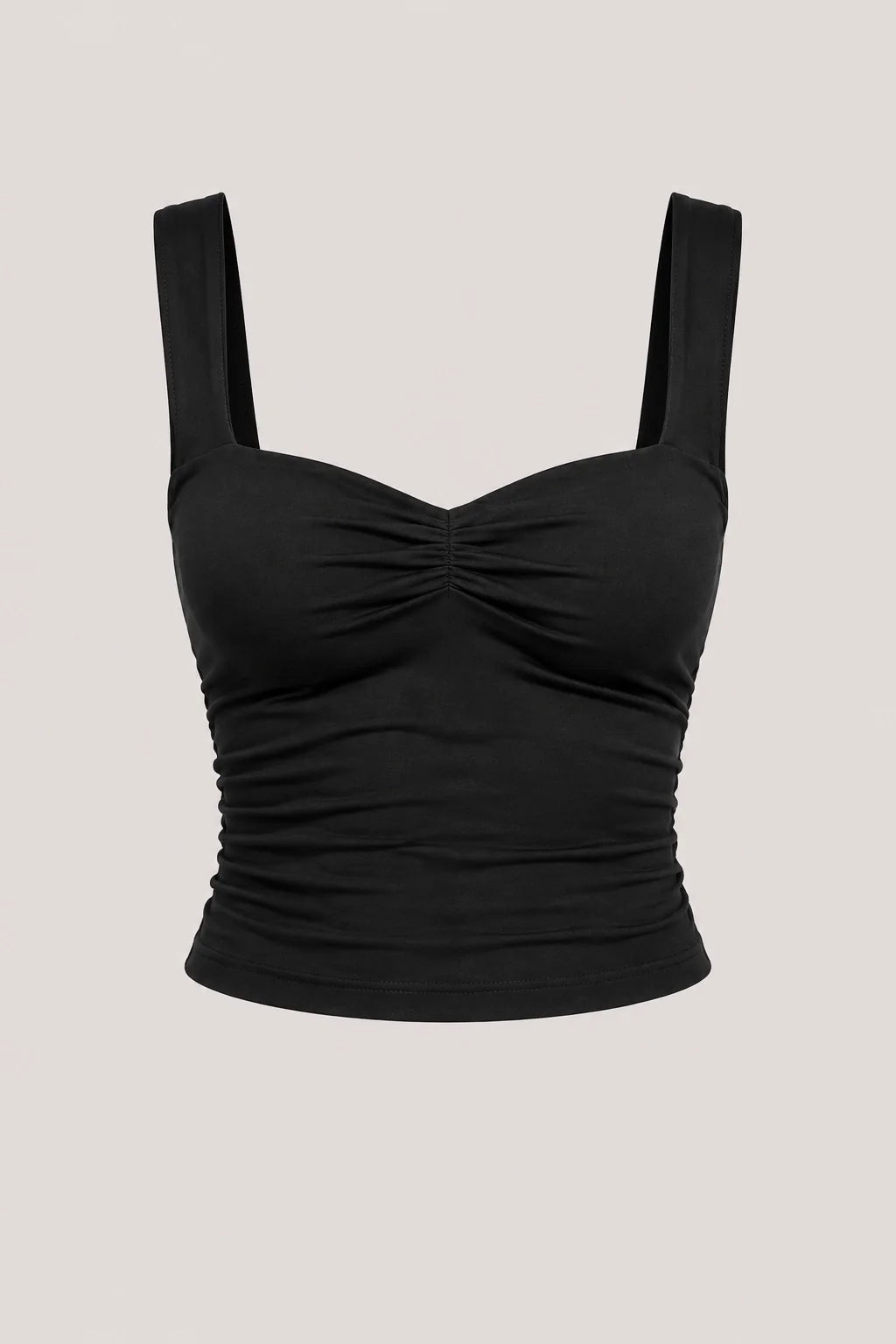 Cleo Top – Ruched Sweetheart Crop Top Women
